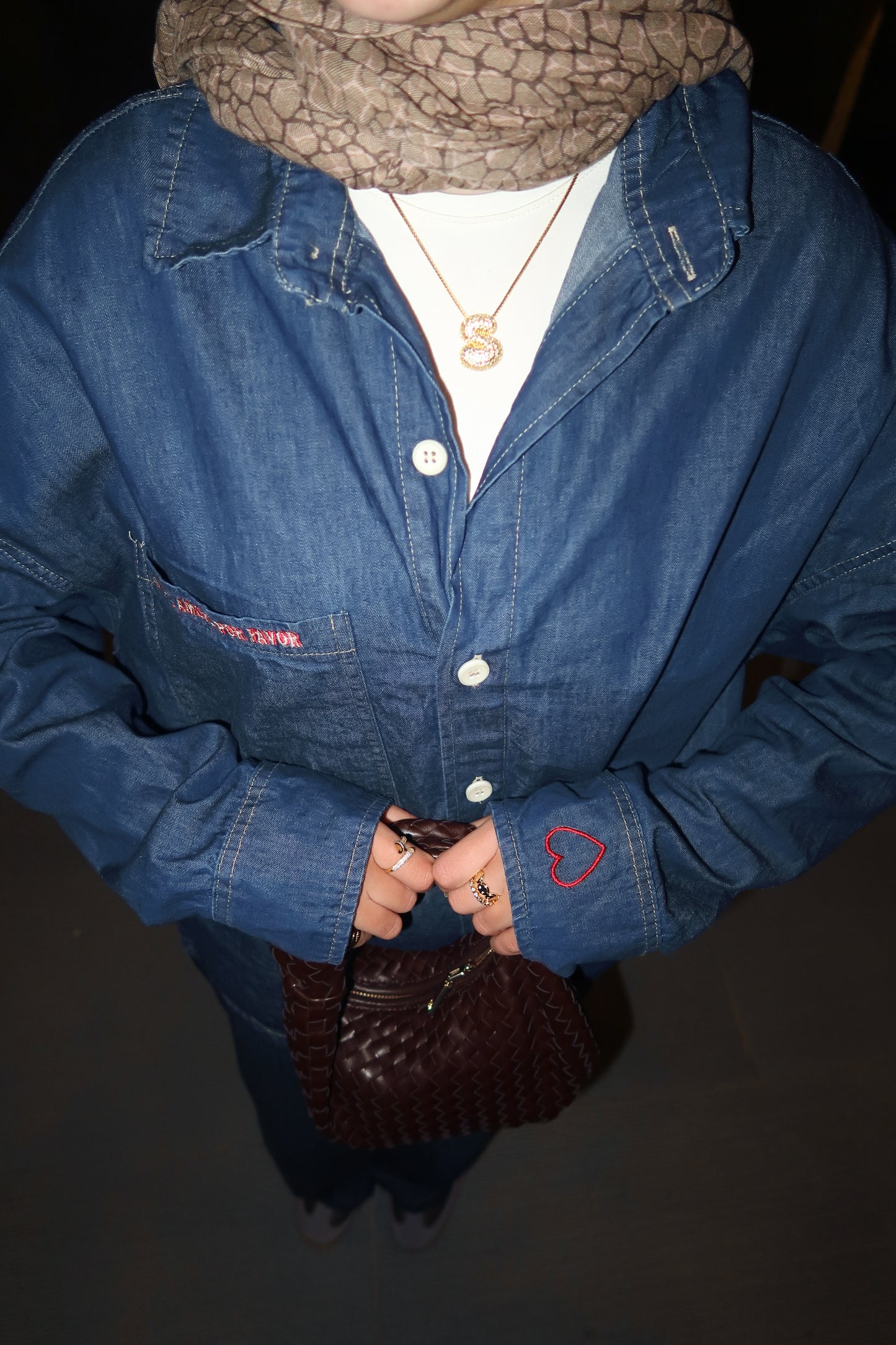 The lover set in dark blue.