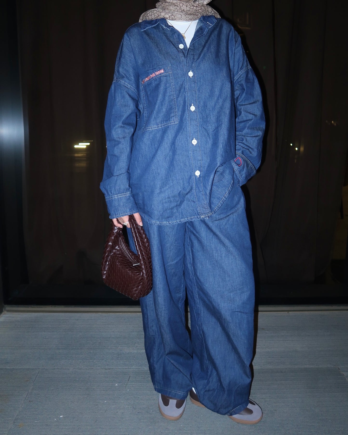 The lover set in dark blue.