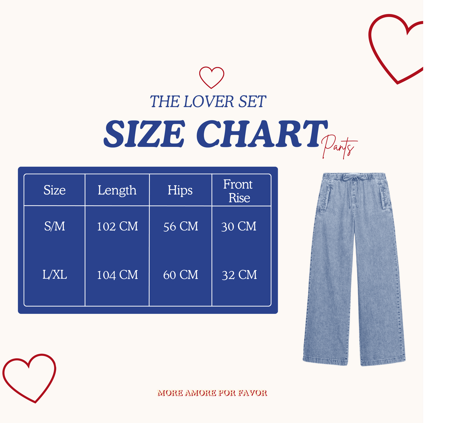 The lover set in dark blue.