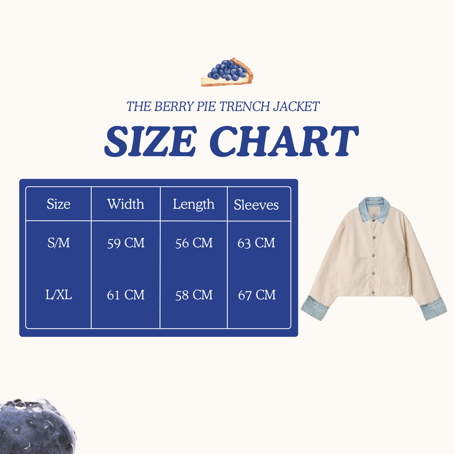 The Berry Pie Trench Jacket